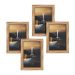 IFrame Set of 4 Photo Picture Frames Oak Effect Finish 4×6 inch