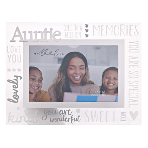 Landscape Glass Photo 6×4 Picture Frame – With Love Auntie